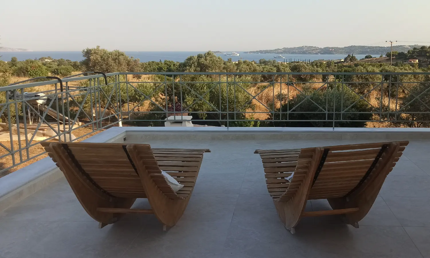 View from La Maison Vert Amande porch